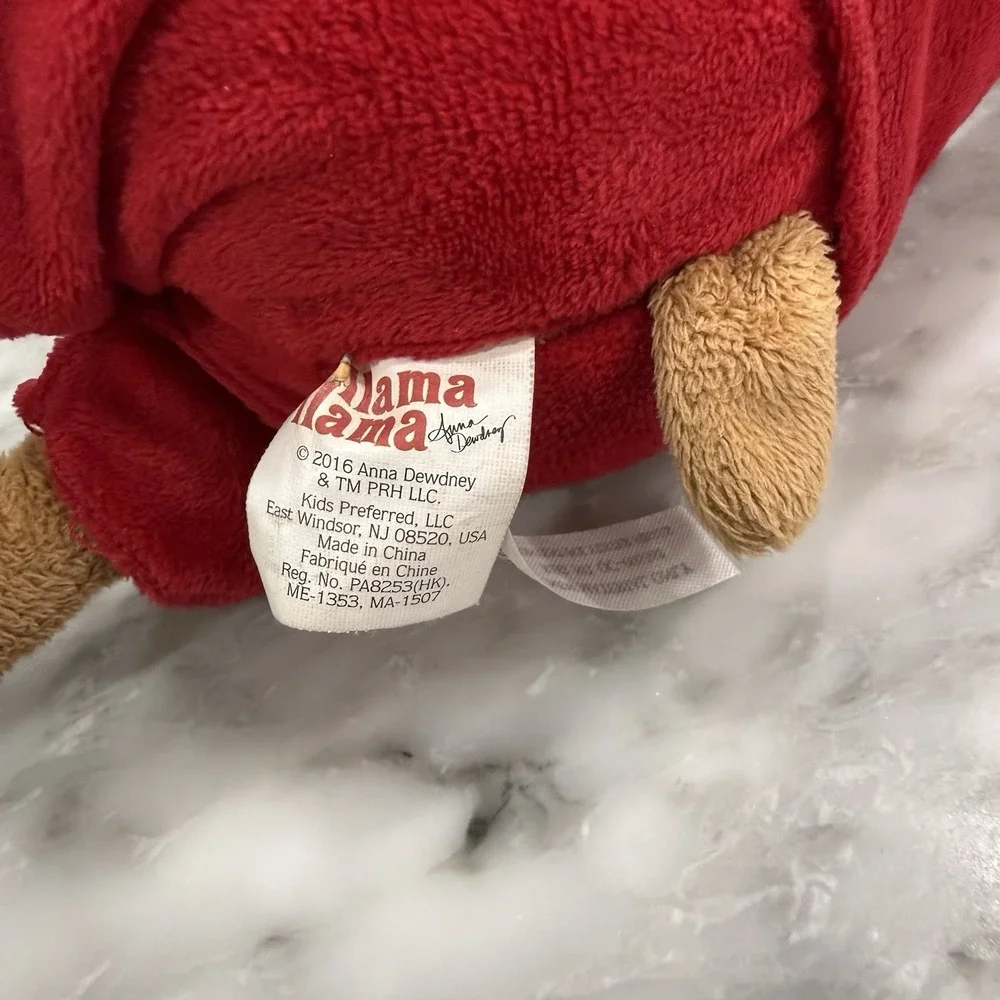 Llama Red Pajamas Plush Stuffed Book Character Toy Figure 15